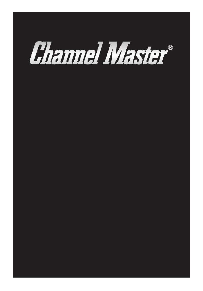 Channel Master CM-3410 Amplifier Operation & user’s manual PDF View